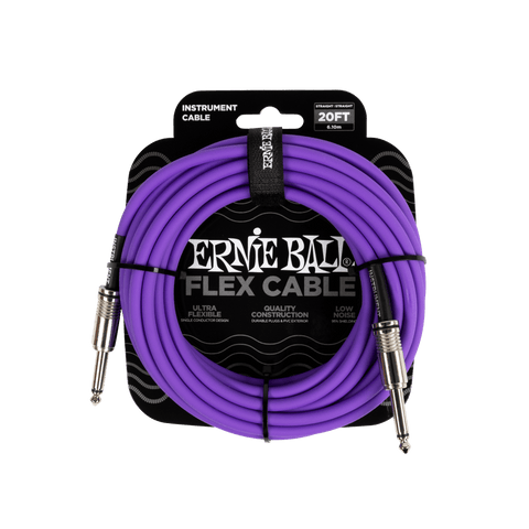 Ernie Ball Flex Instrument Cable - Purple