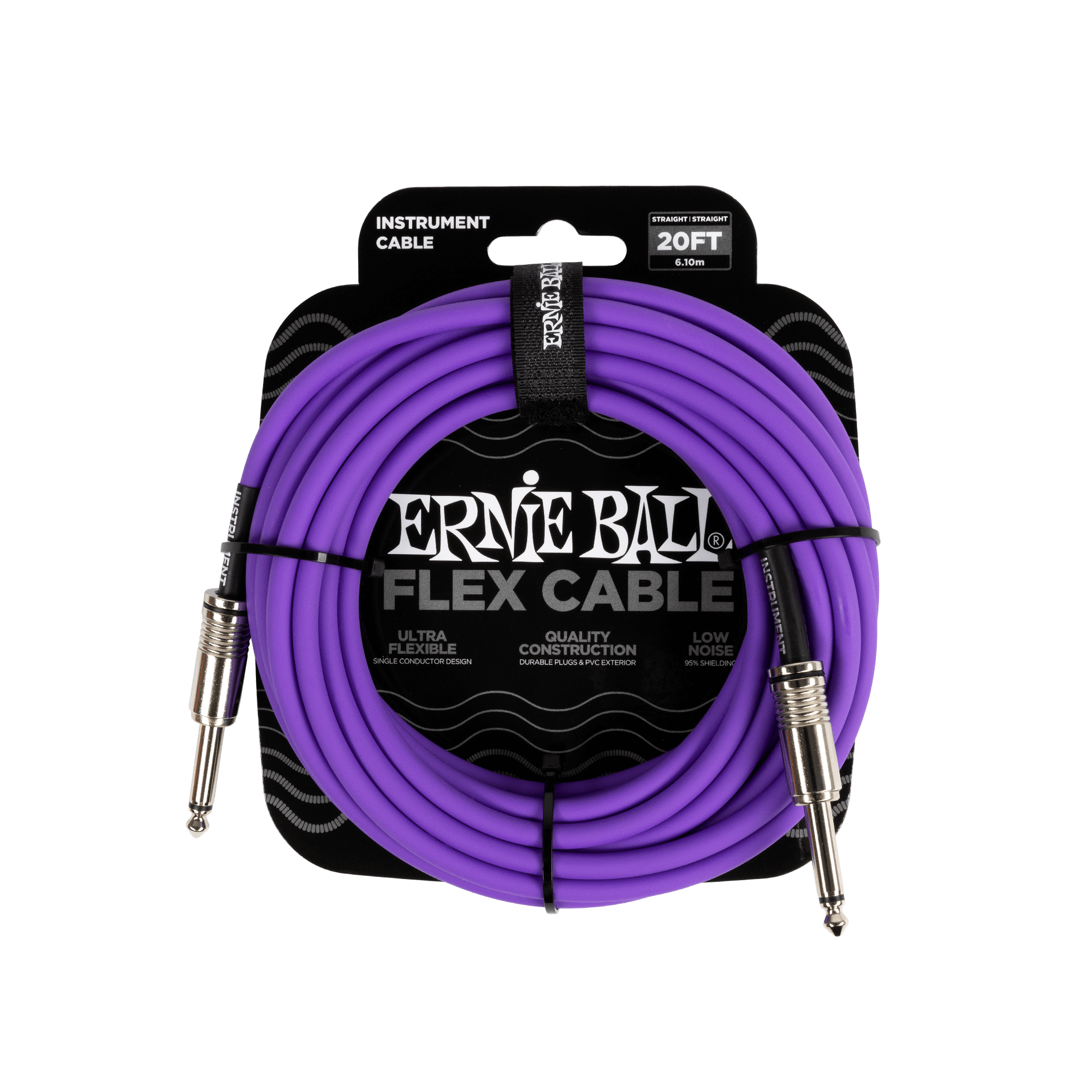 Ernie Ball Flex Instrument Cable - Purple