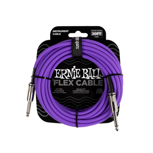 Ernie Ball Flex Instrument Cable - Purple