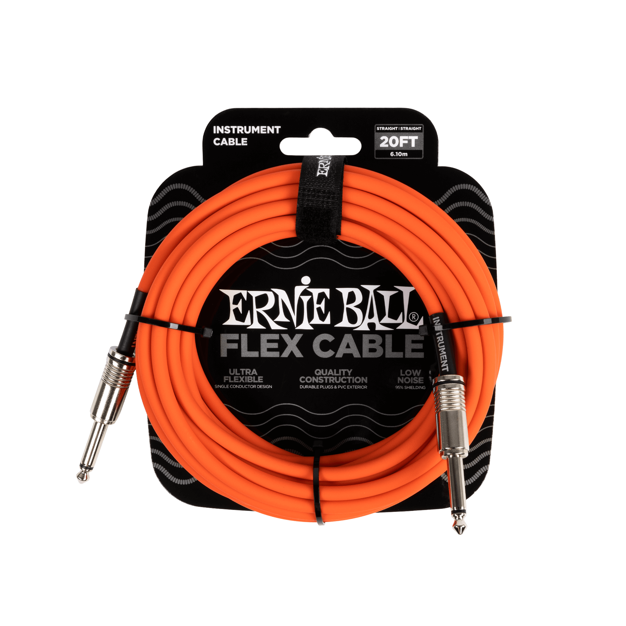 Ernie Ball Flex Instrument Cable - Orange