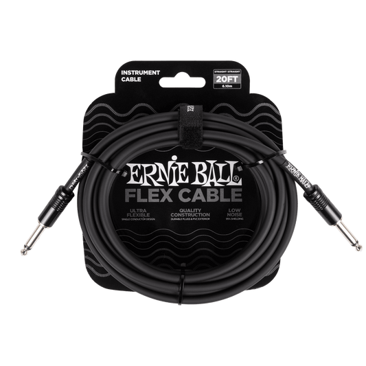 Ernie Ball Flex Instrument Cable - Black