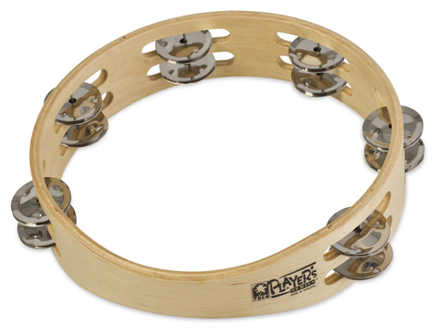 Toca Wood Tambourine - 9" Double Row