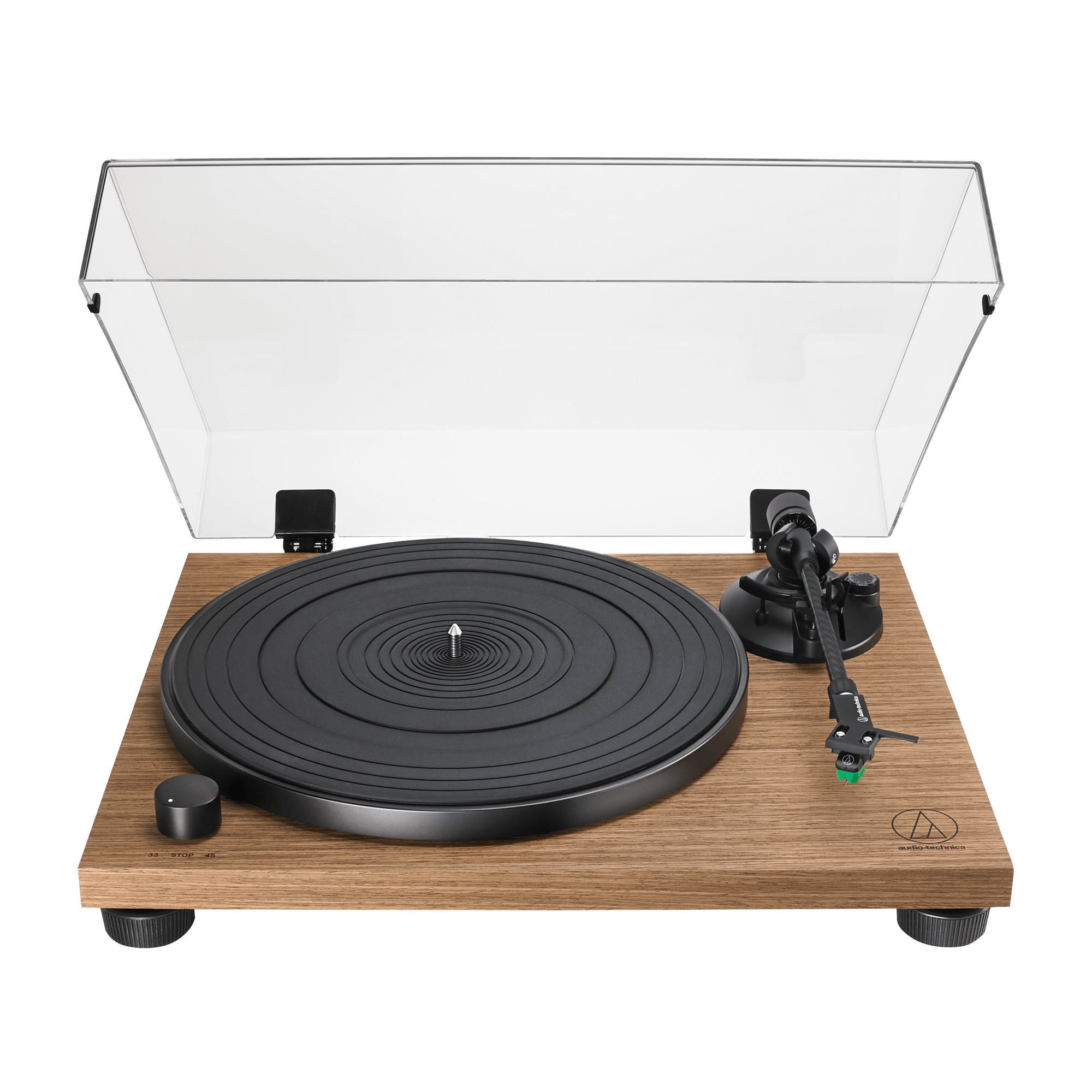 Audio-Technica AT-LPW40WN Fully Manual Belt-Drive Turntable (Walnut)