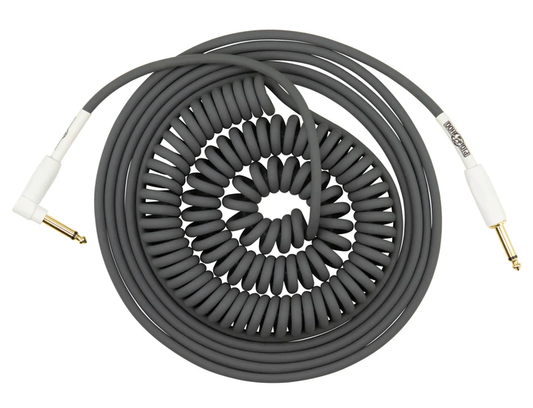 Pig Hog "Half Coil" 30' Instrument Cable - Gray