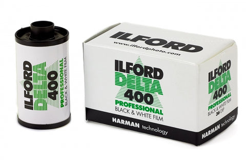 Ilford Delta Pro 400 ISO B&W 35mm film - 36 exp