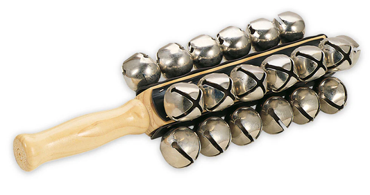 Toca Sleigh Bells with Wood Handle