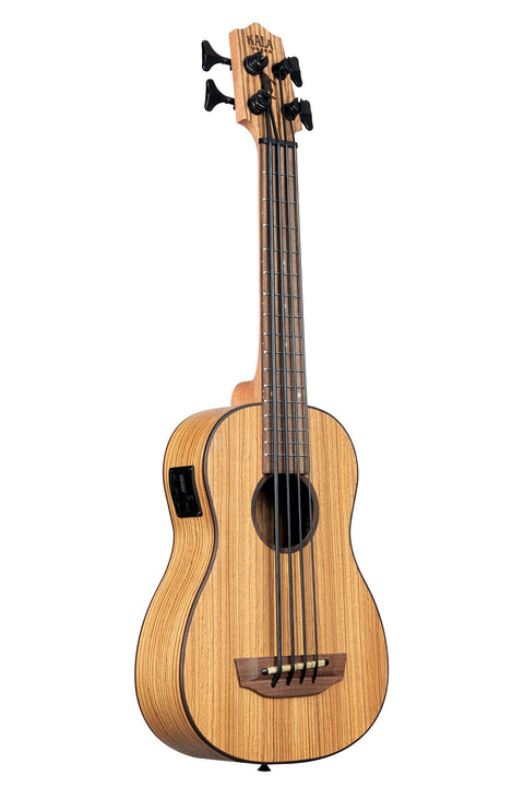 Kala U-Bass Zebrawood Acoustic-Electric Bass Guitar