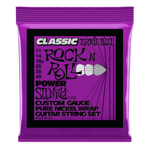 Ernie Ball Power Slinky Classic Rock n Roll Electric Guitar Strings 11-48 Gauge