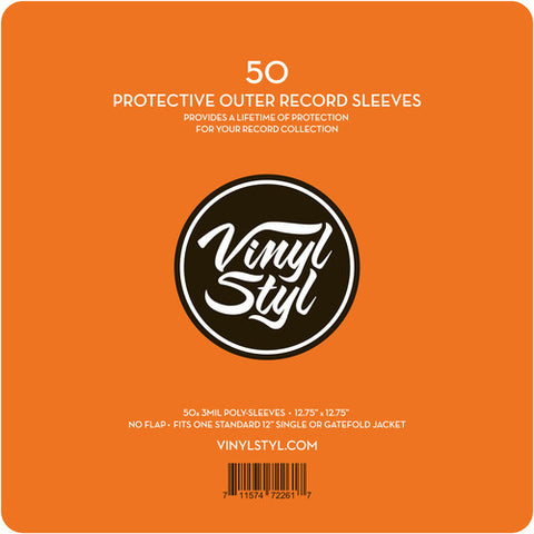 Vinyl Styl Protective Outer Vinyl Sleeves 50ct