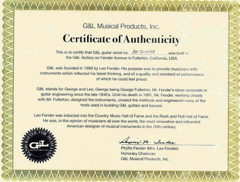 G&L USA Legacy HSS Electric Guitar - Pearl Grey