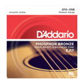 D'Addario EJ17-3D Phosphor Bronze Acoustic Guitar Strings Medium