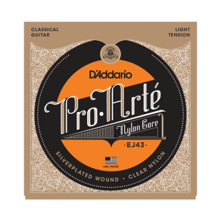 D'Addario EJ43 Pro-Arté Nylon Classical Guitar Strings - Light Tension