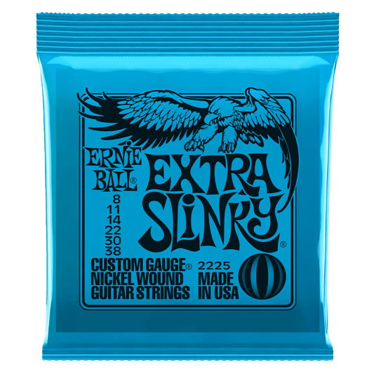 Ernie Ball Extra Slinky Nickel Wound Electric Guitar Strings - 8-38 Gauge