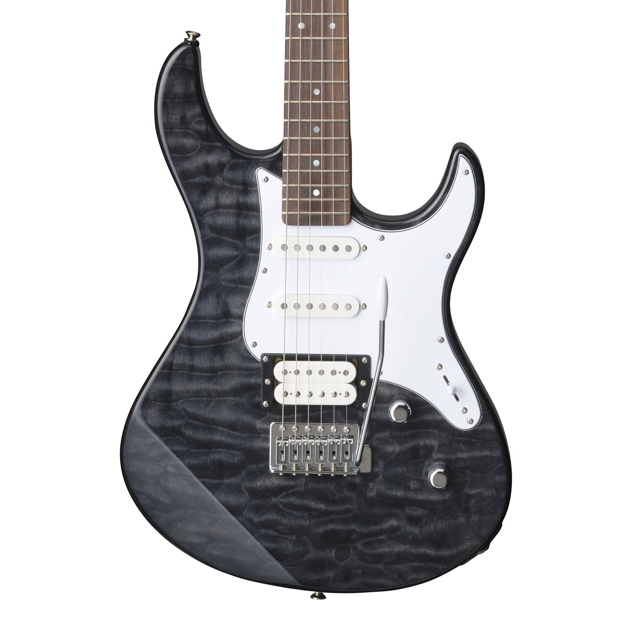 Yamaha PAC212VQM Electric Guitar - Trans Black