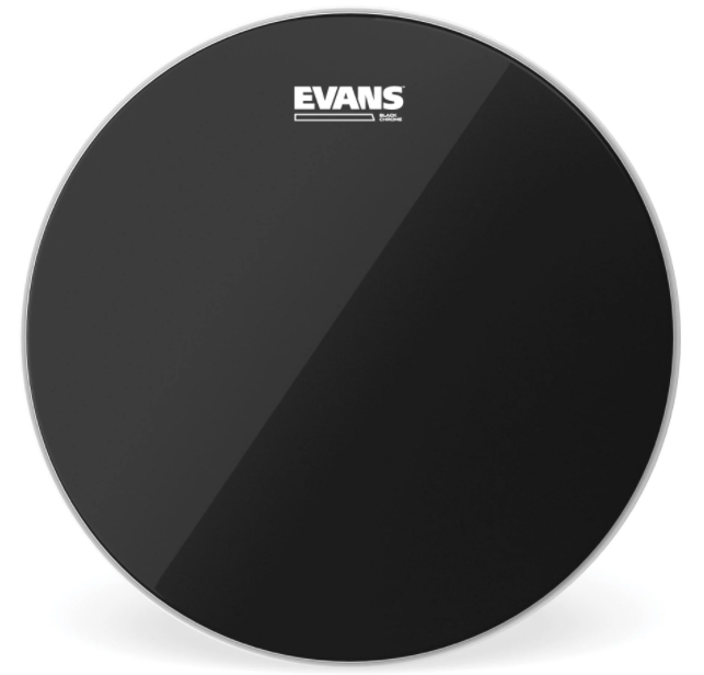 Evans TT16CHR Black Chrome Tom Batter Head - 16"