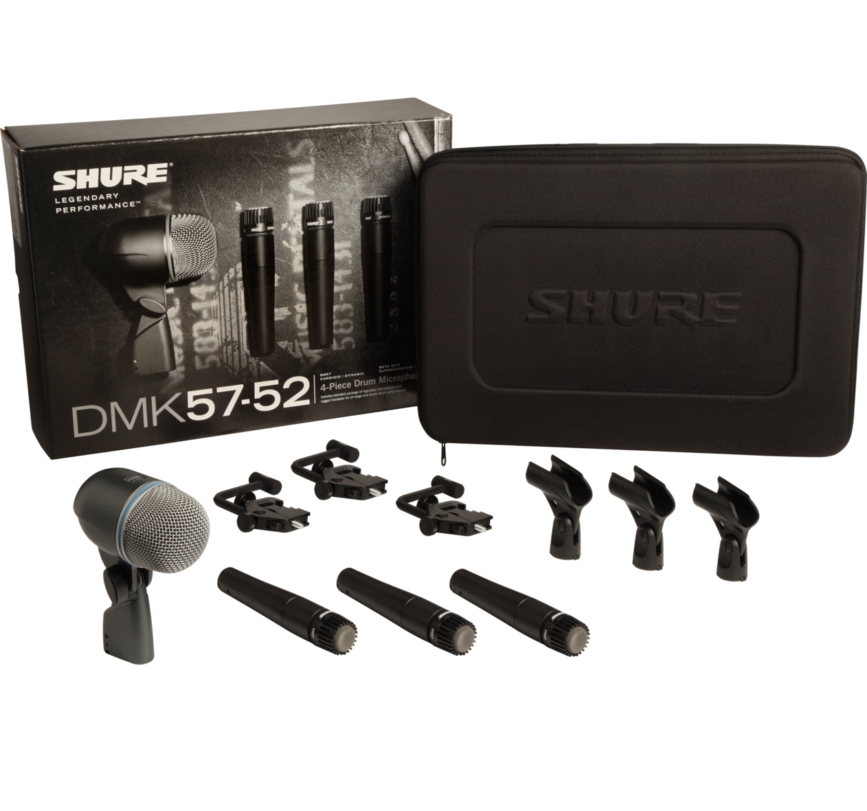 Shure DMK57-52 4-piece Drum Microphone Kit