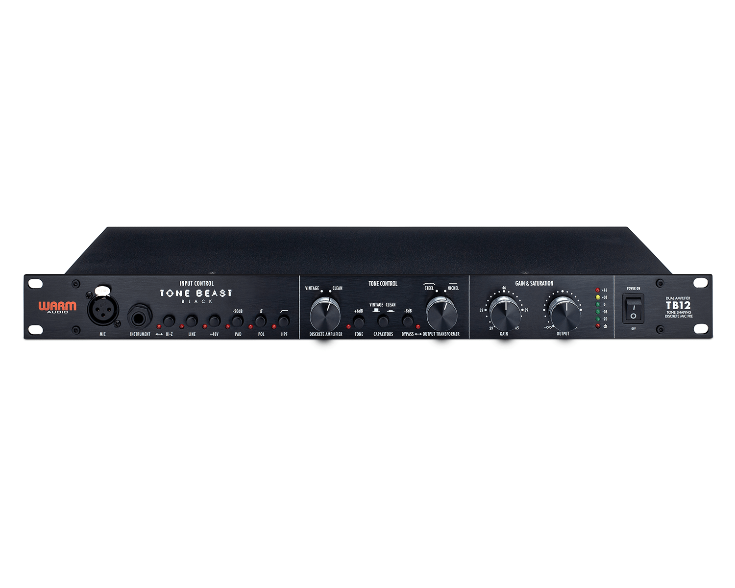 Warm Audio TB12 Tone Beast Microphone Preamp - Black