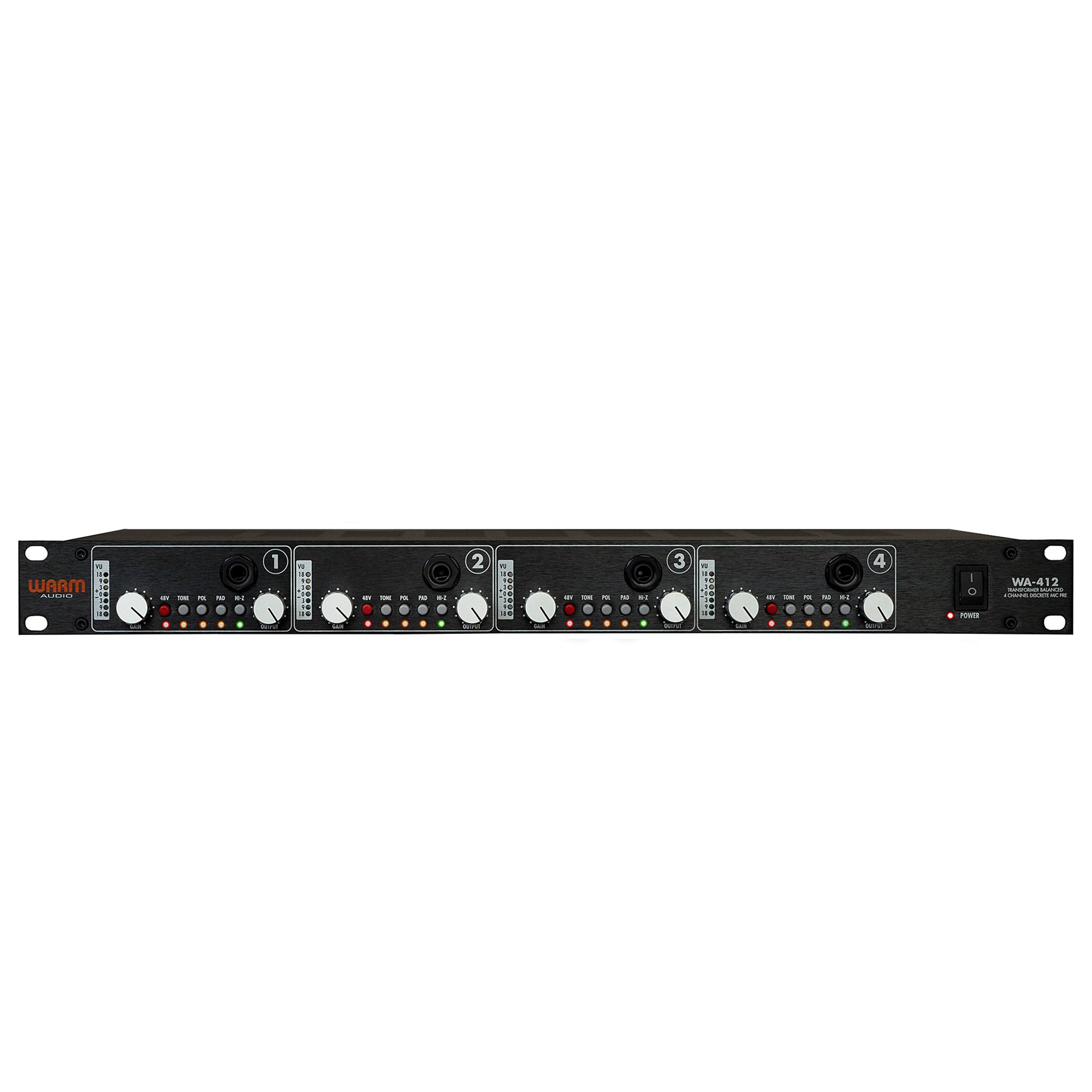 Warm Audio WA-412 Four Channel Microphone Preamp