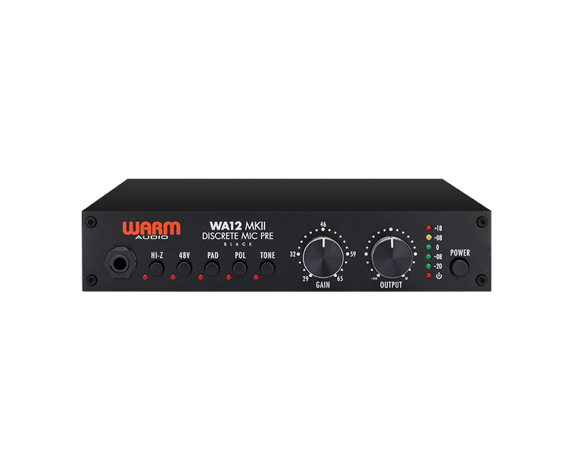 Warm Audio WA12 MKII Microphone Preamp - Black