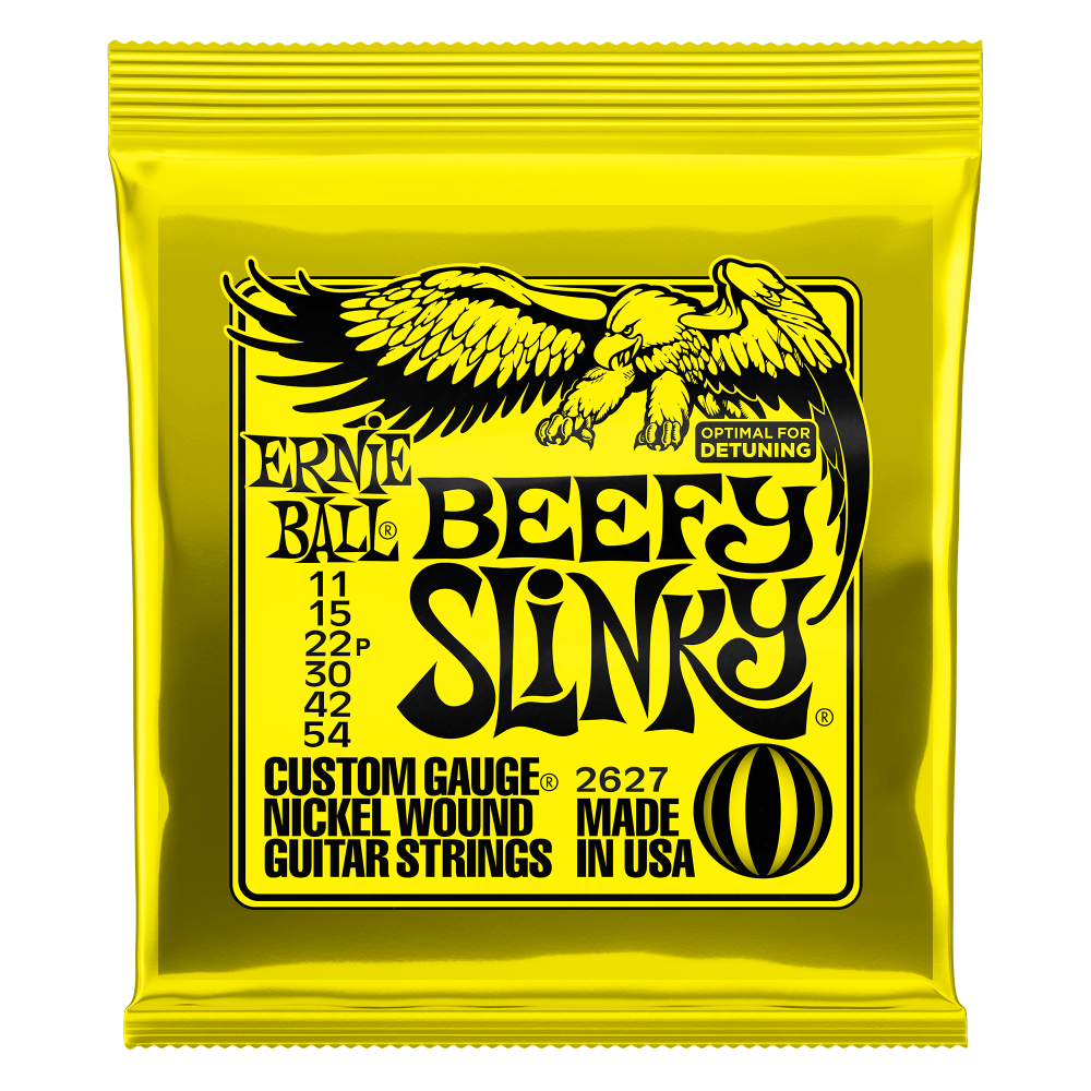 Ernie Ball Beefy Slinky Electric Guitar Strings, 11-54