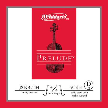 D'Addario J813 4/4M Prelude Violin D String Medium Scale 