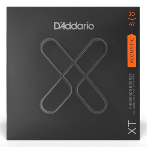 D'Addario XT Phosphor Bronze Acoustic Guitar Strings Extra Light XTAPB1047
