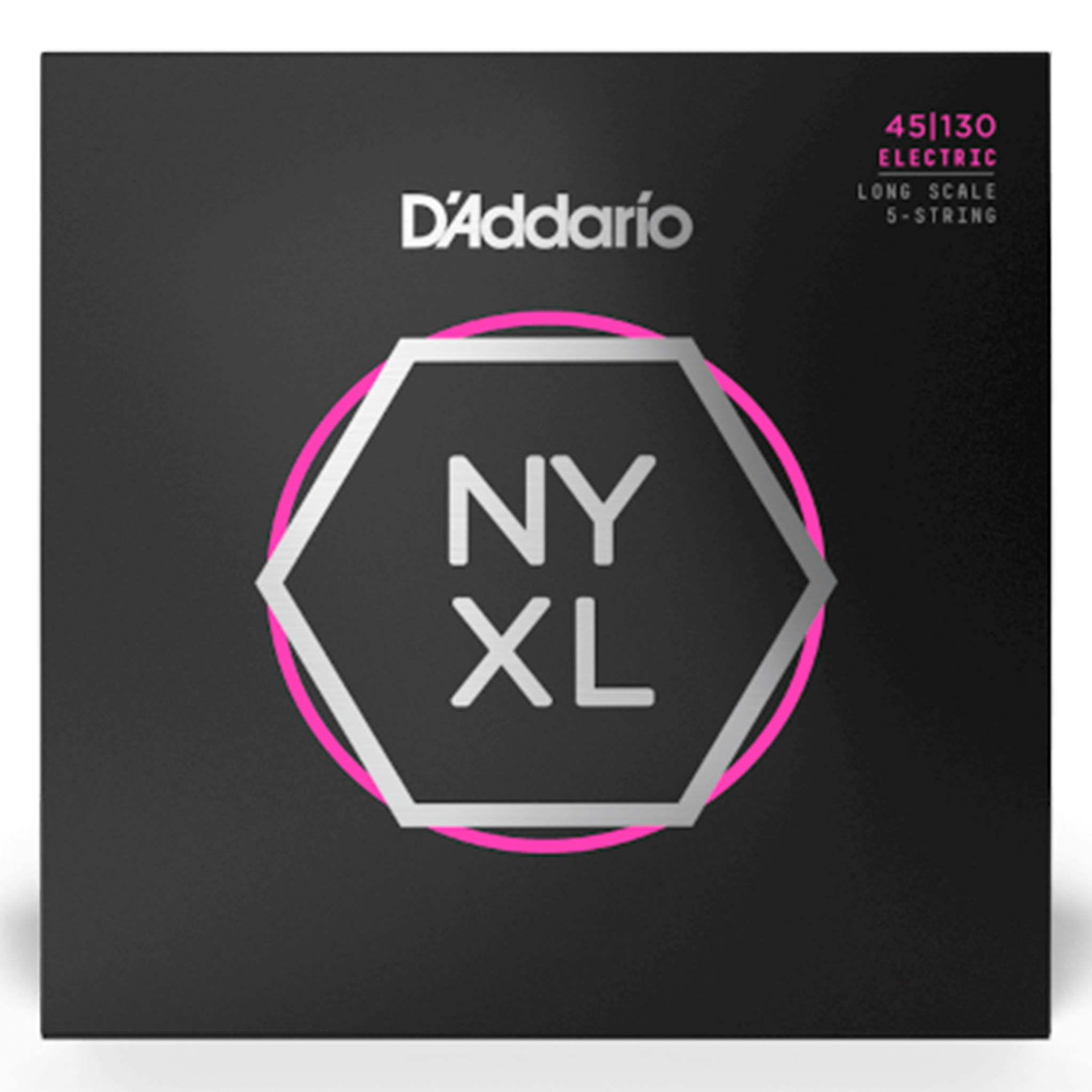 D'Addario NYXL Long Scale 5-String Bass Strings 45-130