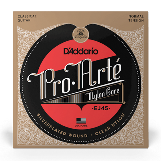 D'Addario EJ45 Pro-Arté Nylon Classical Guitar Strings - Normal Tension