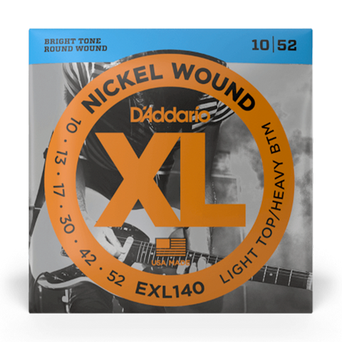 D'Addario EXL140 Nickel Wound Electric Guitar String Set, Light Top/Heavy Bottom