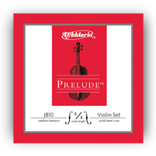 D'Addario J814 4/4M Prelude Violin G String Medium Scale 