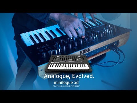 Korg minilogue XD polyphonic analogue synthesizer