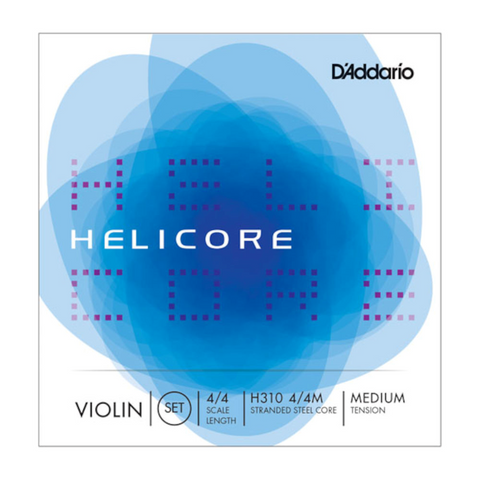 D'Addario Helicore Violin String Set - 4/4 Medium Tension
