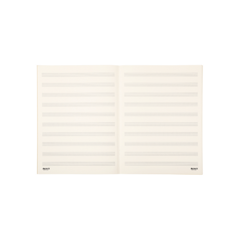Archives Standard Bound Manuscript Paper Book, 12 Stave, 48 Pages