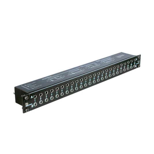 Neutrik NYS-SPP-L1 48-Point Modular TRS Balanced Patchbay