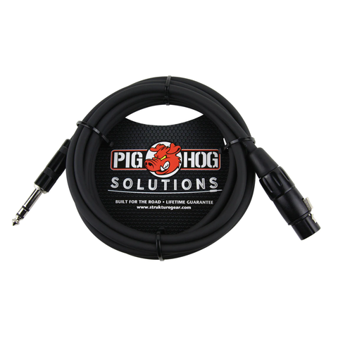Pig Hog Solutions TRS(M)-XLR(F) Balanced Cable