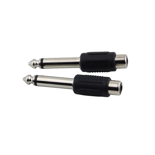 Pig Hog Solutions RCA(F) - 1/4"(M) Mono Adapter, 2pk