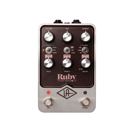 Universal Audio UAFX Ruby '63 Top Boost Amplifier Pedal