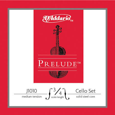 D'Addario Prelude J1010 3/4M Cello Strings Set