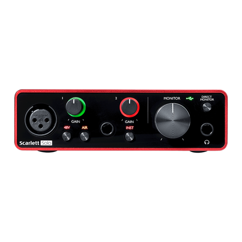 Focusrite Scarlett Solo Third Generation USB Audio Interface